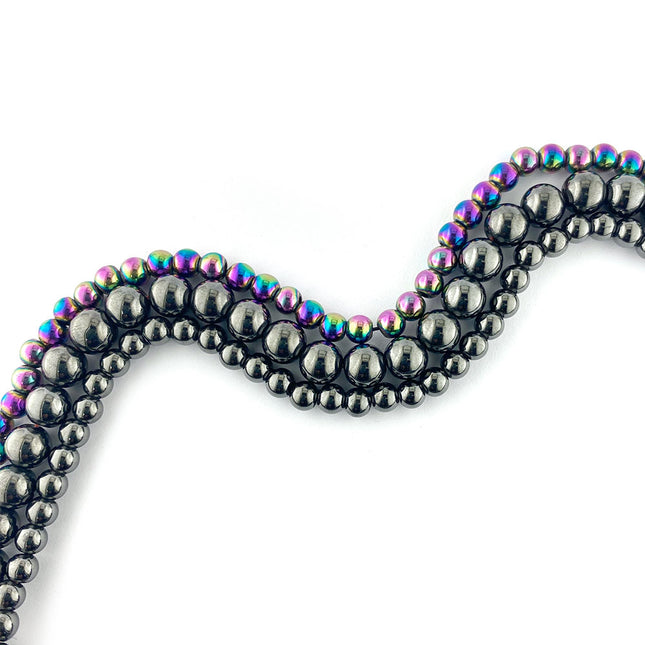 4mm & 6mm round magnetic hematine beads