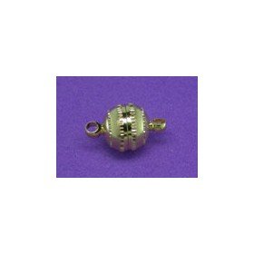 Magnetic Clasp Round Gold Plated