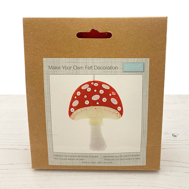 trimits make your own felt mushroom