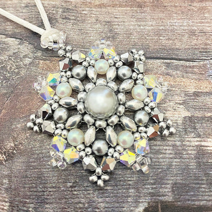 Frosty Star Mandala Pendant Kit