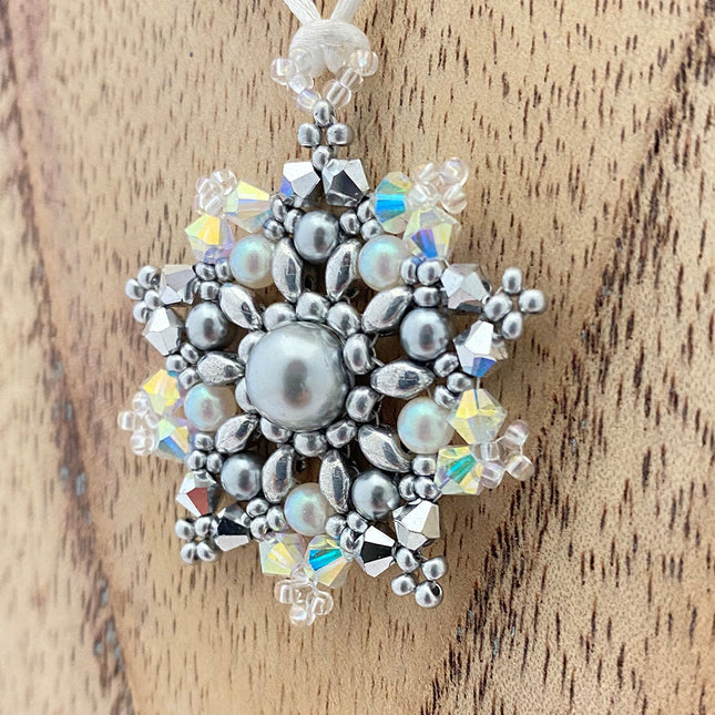 Frosty Star Mandala Pendant Kit
