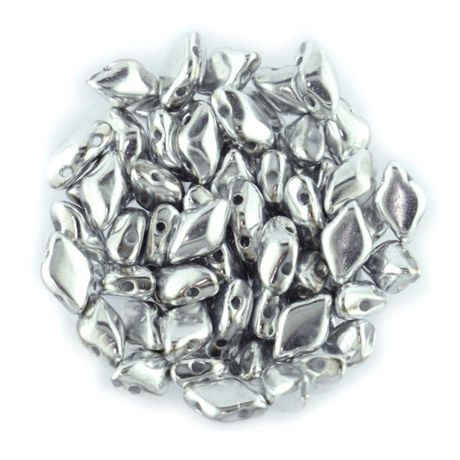 Matubo czech glass 2 hole gemduo beads