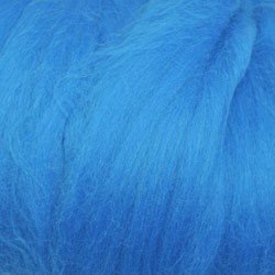 Blue Merino Roving for felting