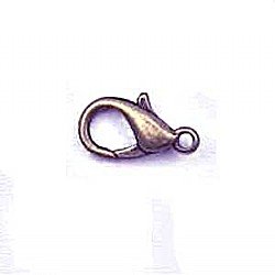 Medium antique gold plated trigger clasp