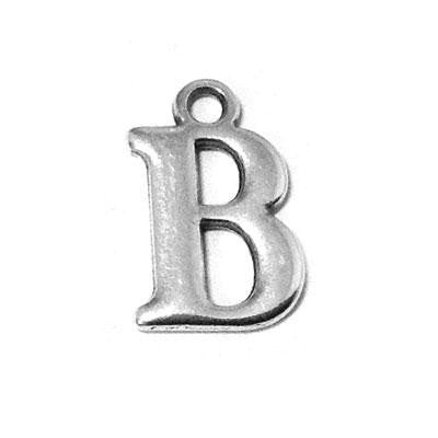Metal Letter B Pendant Charm