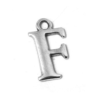 Metal Letter F Pendant Charm