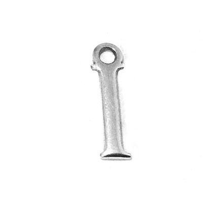 Metal Letter I Pendant Charm