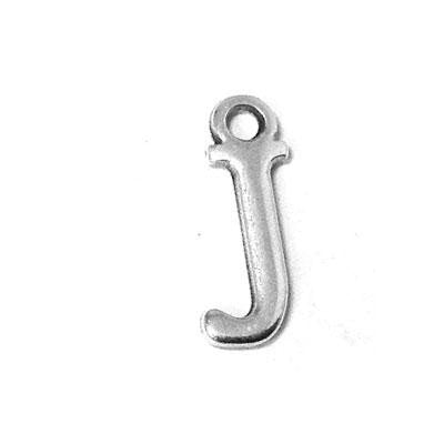 Metal Letter J Pendant Charm