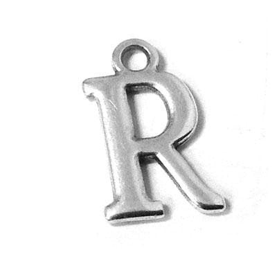 Metal Letter R Pendant Charm