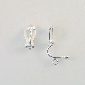 Mini Ear Clip Silver Plated
