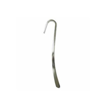 Plain Metal Bookmark with loop for accessorizing