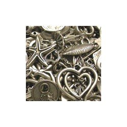 Silver Colour Mixed Charms 20g