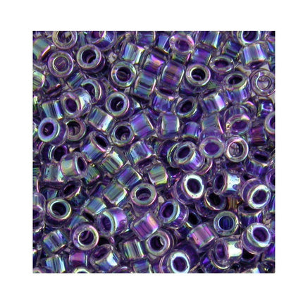 DB059 Miyuki Delica Beads Lined Light Violet AB