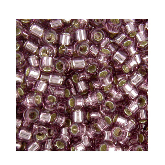 Miyuki Delica Bead Size 11 DB146 Silver Lined Amethyst