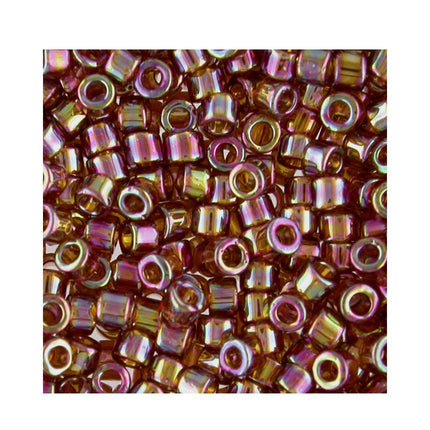 Miyuki Delica Bead Size 11 DB170 Transparent Amber AB