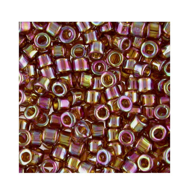 Miyuki Delica Bead Size 11 DB170 Transparent Amber AB