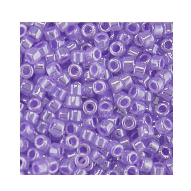 Miyuki Delica Bead Size 11 DB249 Lined Crystal Purple