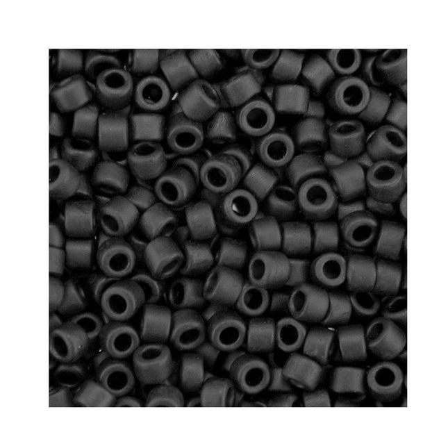Miyuki Delica Bead Size 11 DB310 Matte Black