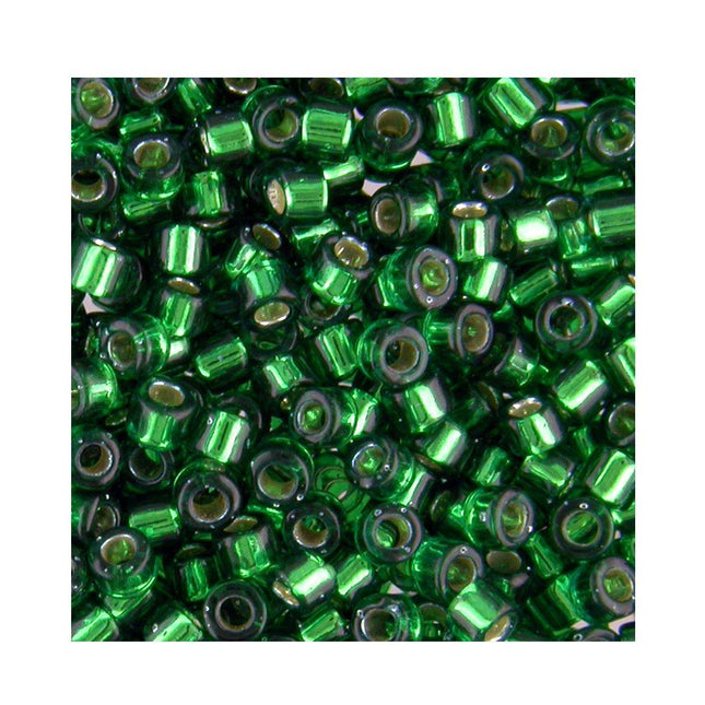 Miyuki Delica Bead Size 11 DB605 Silver Lined Emerald