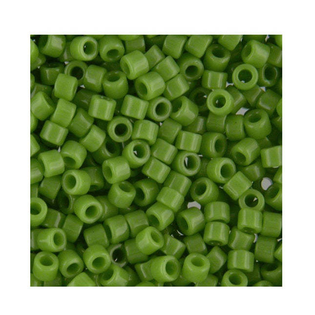 Miyuki Delica Bead Size 11 DB724 Opaque Pea Green