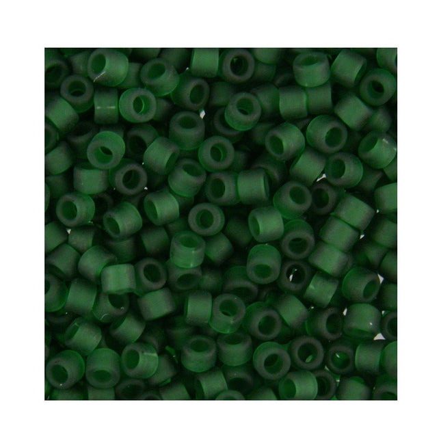 Miyuki Delica Bead Size 11 DB767 Matte Transparent Emerald