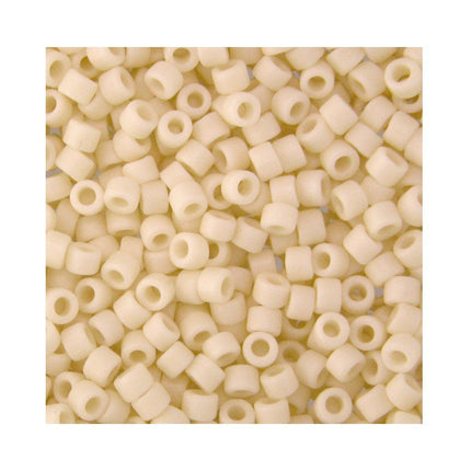 Miyuki Delica Bead Size 11 DB883 Matte Opaque Cream