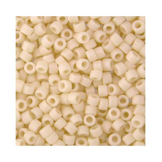 Miyuki Delica Bead Size 11 DB883 Matte Opaque Cream