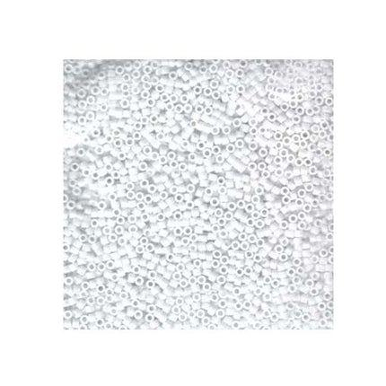 Size 11 Miyuki Delica Bead DB200 Opaque White