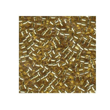 Miyuki Delica Size 8 DBL042 Silver Lined Gold