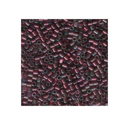 Miyuki Delica Size 8 DBL105 Transparent Dark Red Lustre
