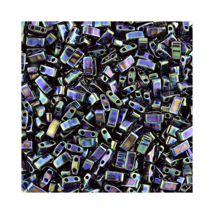 TLH455 Blue Iris Miyuki Half Tila Beads