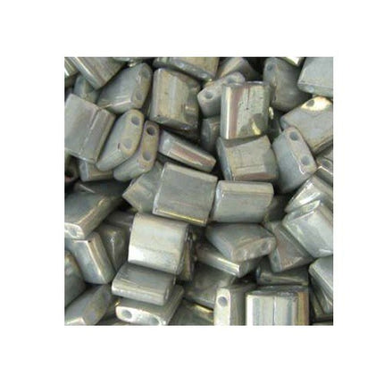 TL1865 Smokey Grey Lustre Miyuki Tila Beads