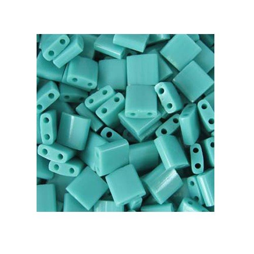TL412 Opaque Turquoise Miyuki Tila Beads