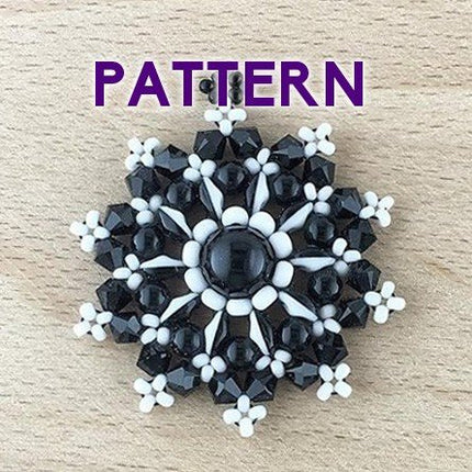 Mandala Pendant Bead weaving Pattern