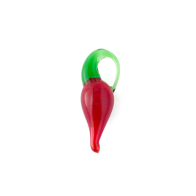 glass chilli pepper charm