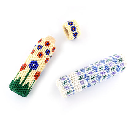 Geometric Needle Case Cover Kit - Peyote Stitch