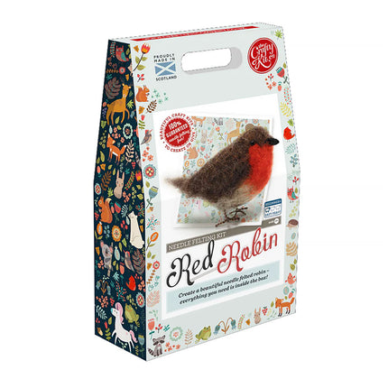 red robin needle felting kit