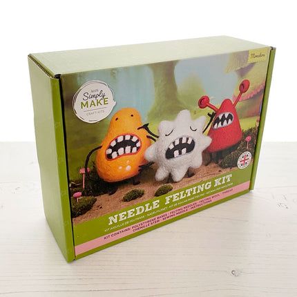 Docrafts simply make monsters needle felting kit