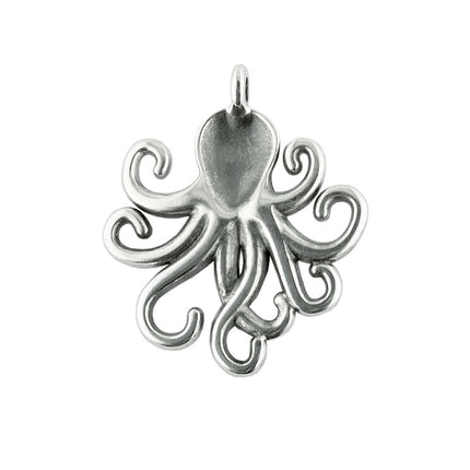 back of the metal octopus charm