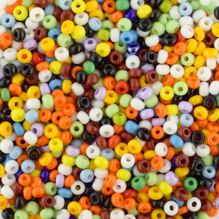 Size 8 Opaque Mix Seed Beads