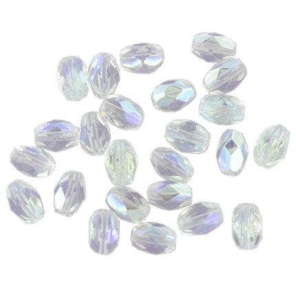 Preciosa Czech glass crystal ab oval beads