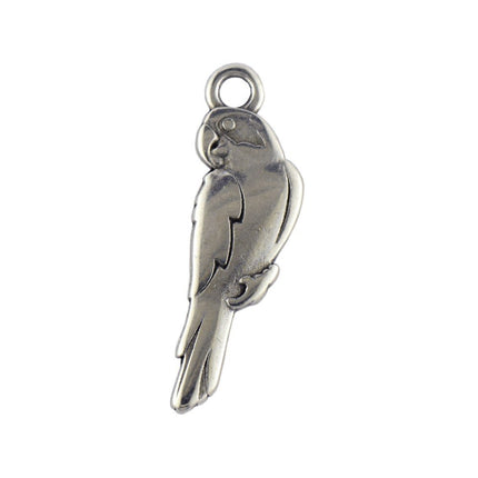 metal parrot charm