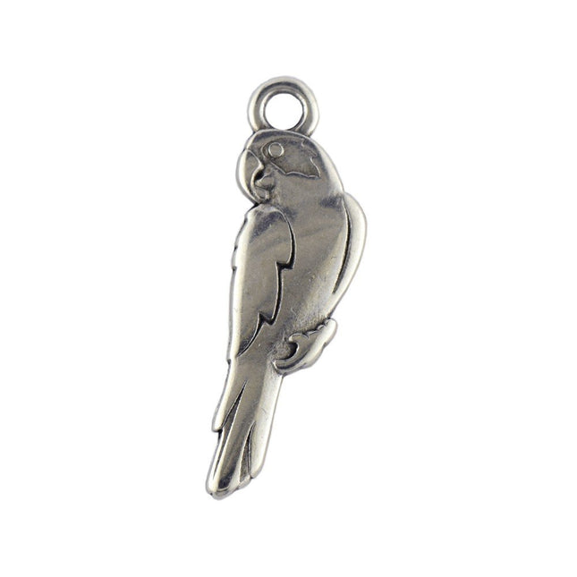 metal parrot charm
