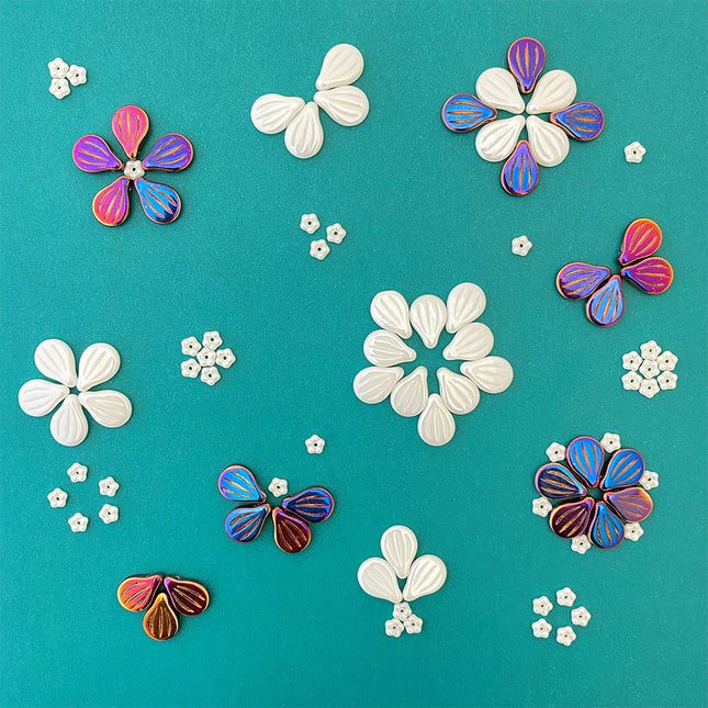 Petal Bead Crystal Sliperit