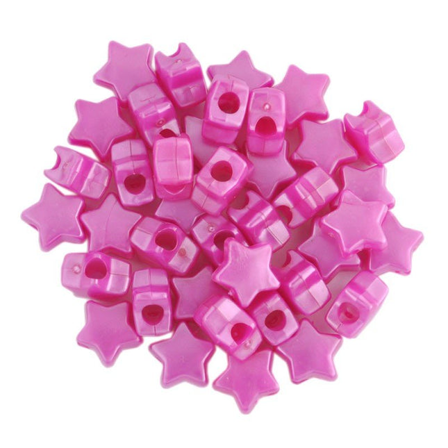 Pearl Star Bead Pink