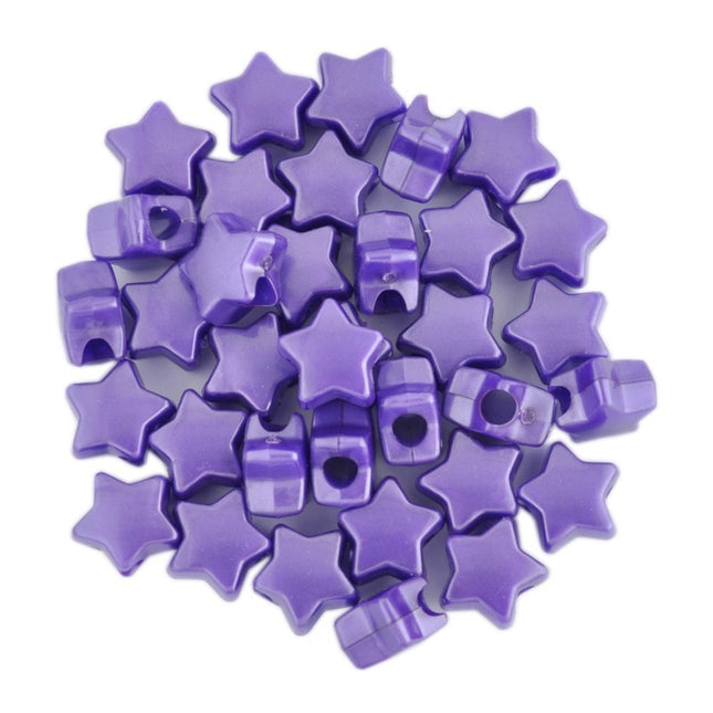 Pearl Star Bead Purple