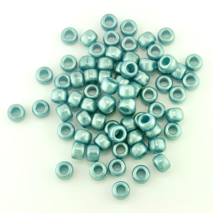 Pearl Plastic Pony Bead Teal