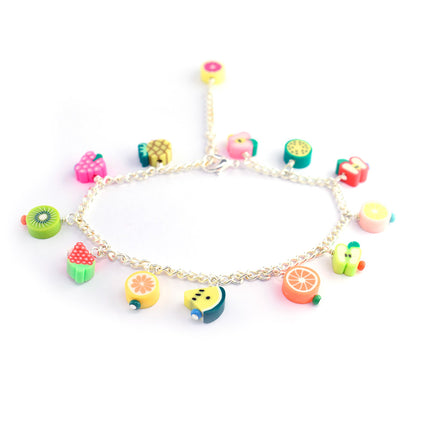 Fruit salad charm anklet or bracelet