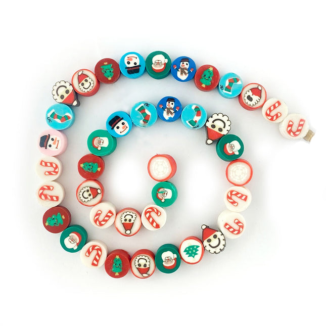 Polymer Clay Christmas Beads