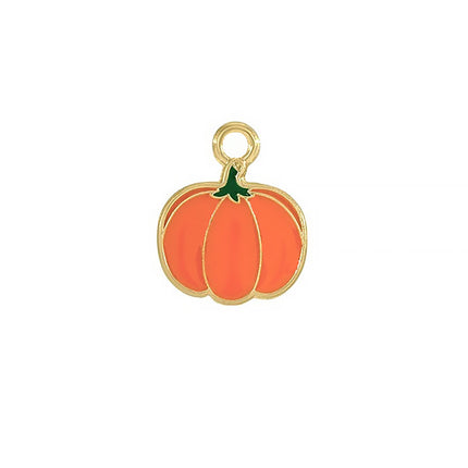 Enamel Pumpkin Charm